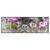 Xxl Wandbild Mops Blumen Panorama Produktvorschau Frontal