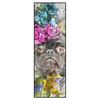 Xxl Wandbild Mops Blumen Schmal Produktvorschau Frontal