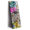 Xxl Wandbild Mops Blumen Schmal Produktvorschau Seitlich
