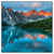 Xxl Wandbild Moraenensee Sonnenaufgang Quadrat Produktvorschau Frontal