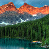 Xxl Wandbild Moraenensee Sonnenaufgang Querformat Zoom