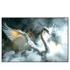 Xxl Wandbild Mystischer Schwan Im Nebel Querformat Produktvorschau Frontal