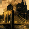 Xxl Wandbild Nachtleuchten Ueber Manhattan Panorama Zoom