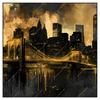 Xxl Wandbild Nachtleuchten Ueber Manhattan Quadrat Produktvorschau Frontal