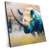 Xxl Wandbild Nashorn Farben Der Wildness Quadrat Produktvorschau Seitlich
