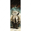 Xxl Wandbild Nashorn Zerstoert Wand Schmal Motivvorschau