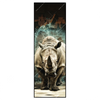 Xxl Wandbild Nashorn Zerstoert Wand Schmal Produktvorschau Frontal