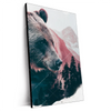 Xxl Wandbild Natur Und Braunbaer Hochformat Produktvorschau Seitlich
