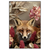 Xxl Wandbild Naturbild Fuchs Und Blumen Hochformat Produktvorschau Frontal