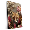 Xxl Wandbild Naturbild Fuchs Und Blumen Hochformat Produktvorschau Seitlich