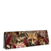 Xxl Wandbild Naturbild Fuchs Und Blumen Panorama Produktvorschau Seitlich