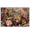 Xxl Wandbild Naturbild Fuchs Und Blumen Querformat Produktvorschau Frontal