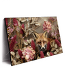Xxl Wandbild Naturbild Fuchs Und Blumen Querformat Produktvorschau Seitlich