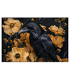 Xxl Wandbild Naturbild Rabe Blueten Querformat Produktvorschau Frontal