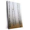 Xxl Wandbild Nebel Im Birkenwald Hochformat Produktvorschau Seitlich