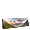 Xxl Wandbild Nebel Und Regenbogen Zwischen Den Bergen Panorama Produktvorschau Seitlich