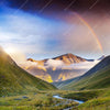 Xxl Wandbild Nebel Und Regenbogen Zwischen Den Bergen Quadrat Motivvorschau