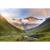 Xxl Wandbild Nebel Und Regenbogen Zwischen Den Bergen Querformat Motivvorschau