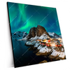 Xxl Wandbild Nordlichter Quadrat Produktvorschau Seitlich