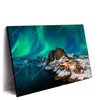 Xxl Wandbild Nordlichter Querformat Produktvorschau Seitlich