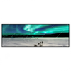 Xxl Wandbild Nordlichter Und Schlittenhunde Panorama Produktvorschau Frontal
