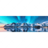 Xxl Wandbild Nordlichter Und Schneebedeckte Berge Panorama Motivvorschau
