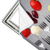 Xxl Wandbild Obst Gemuese Auf Gabeln Querformat Materialvorschau