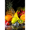 Xxl Wandbild Obst In Spritzendem Wasser Hochformat Motivvorschau