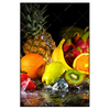 Xxl Wandbild Obst In Spritzendem Wasser Hochformat Produktvorschau Frontal