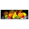 Xxl Wandbild Obst In Spritzendem Wasser Panorama Produktvorschau Frontal