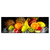 Xxl Wandbild Obst In Spritzendem Wasser Panorama Produktvorschau Frontal