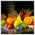 Xxl Wandbild Obst In Spritzendem Wasser Quadrat Produktvorschau Frontal