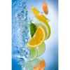 Xxl Wandbild Obst Unter Wasser Hochformat Motivvorschau