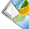 Xxl Wandbild Obst Unter Wasser Quadrat Materialvorschau