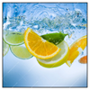 Xxl Wandbild Obst Unter Wasser Quadrat Produktvorschau Frontal