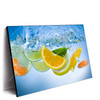Xxl Wandbild Obst Unter Wasser Querformat Produktvorschau Seitlich