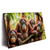 Xxl Wandbild Orang Utan Familie Im Regenwald Querformat Produktvorschau Seitlich