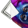 Xxl Wandbild Orang Utan In Regenbogenfarben Hochformat Materialvorschau