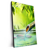 Xxl Wandbild Orchidee Im Japanischer Brunnen Hochformat Produktvorschau Seitlich