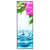 Xxl Wandbild Orchidee Wassertropfen Schmal Produktvorschau Frontal