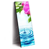 Xxl Wandbild Orchidee Wassertropfen Schmal Produktvorschau Seitlich