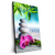 Xxl Wandbild Orchidee Zensteine Hochformat Produktvorschau Seitlich