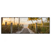 Xxl Wandbild Palmen Am Strandweg Panorama Produktvorschau Frontal