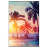 Xxl Wandbild Palmen Bei Sonnenuntergang Hochformat Produktvorschau Frontal