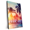 Xxl Wandbild Palmen Bei Sonnenuntergang Hochformat Produktvorschau Seitlich