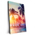 Xxl Wandbild Palmen Bei Sonnenuntergang Hochformat Produktvorschau Seitlich
