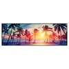 Xxl Wandbild Palmen Bei Sonnenuntergang Panorama Produktvorschau Frontal