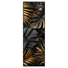 Xxl Wandbild Palmenblaetter Schwarz Gold Schmal Produktvorschau Frontal