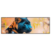 Xxl Wandbild Panther Farben Der Wildness Panorama Produktvorschau Frontal
