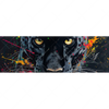 Xxl Wandbild Panther Farbexplosion Panorama Motivvorschau